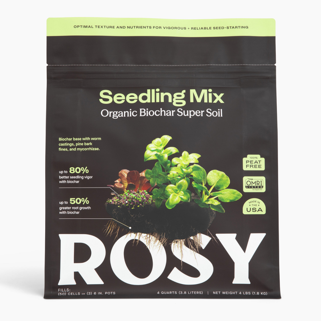 best potting mix for vegetable seedlings 4 qt Rosy Soil Seedling Soil
