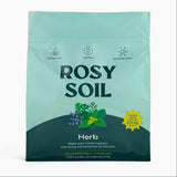 Rosy Soil herb packaging on a white background