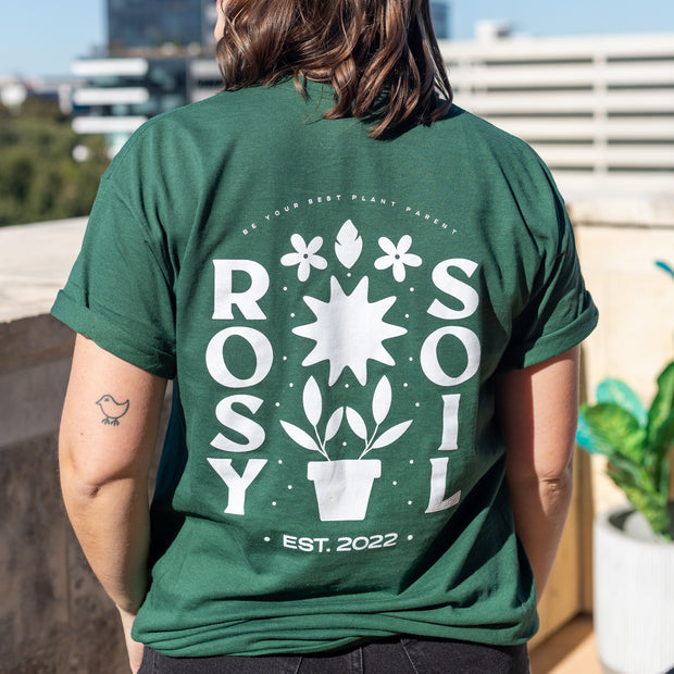 Green Rosy Soil Tee